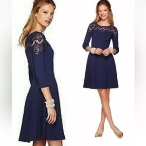 NWT 228.00 LILLY PULITZER REMMY DRESS TRUE NAVY XS,M,L